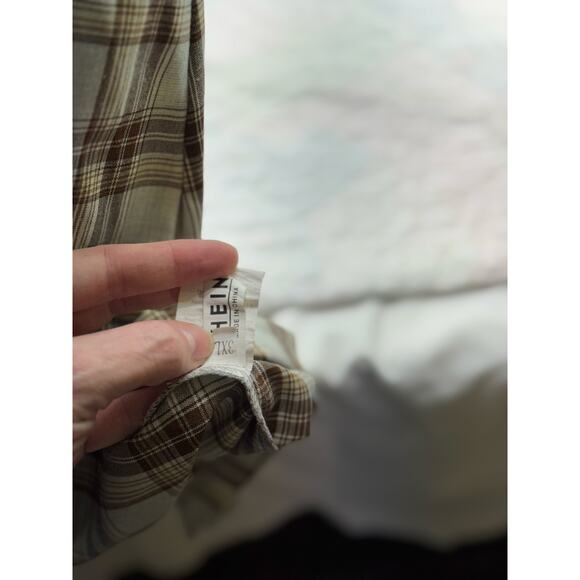 SHEIN Plaid Jumper - Women's 2X - Adjustable Straps, Cute Buttons - Picture 9 of 10